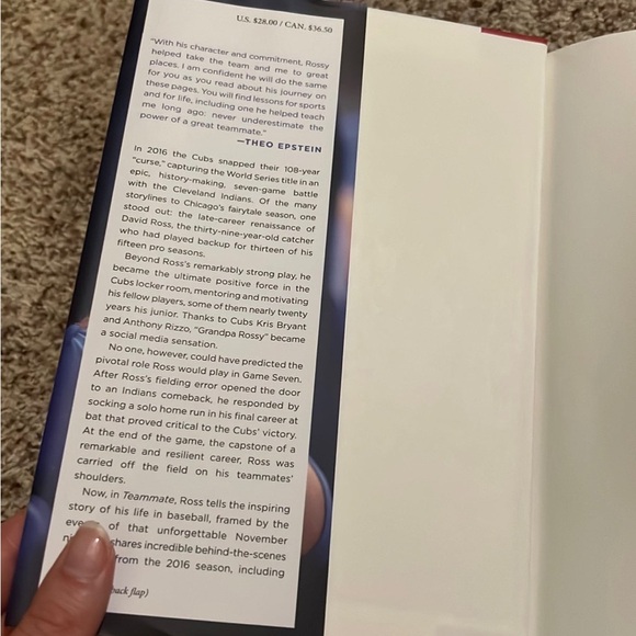 Teammate by David Ross book - Picture 3 of 4